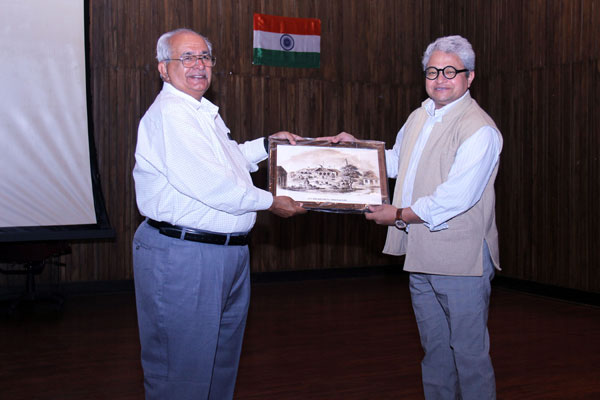 Prof. B.R.Arora former Director of Wadia Institute of Himalayan Geology gave a talk at IIG on "Multi-Geophysical Imaging of the Himalayan Collision Zone