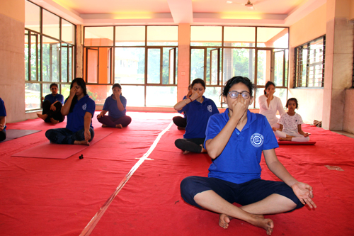 International Day of Yoga (IDY) was celebrated at IIG