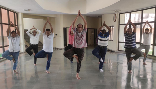International Day of Yoga (IDY) was celebrated at IIG
