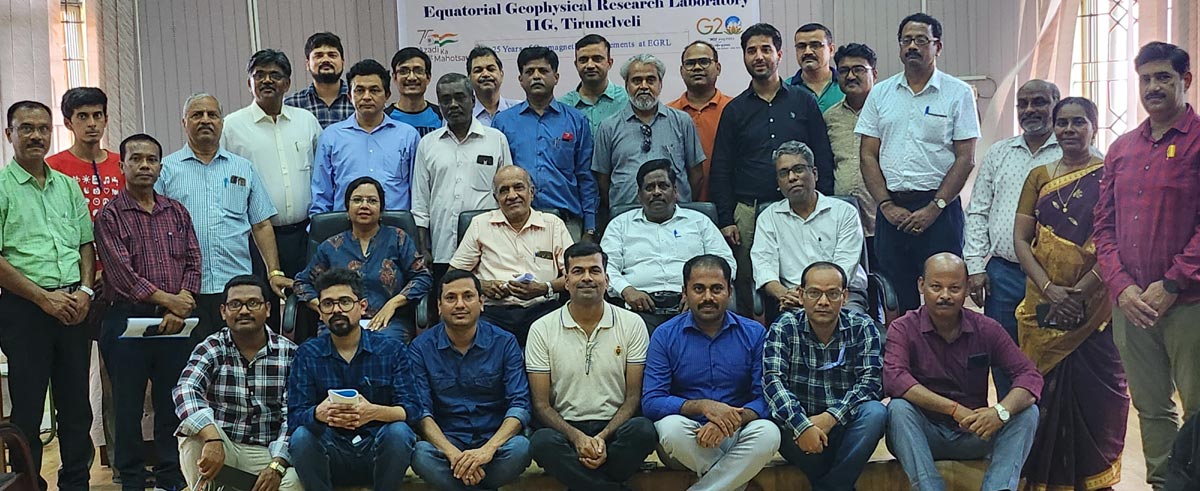 Magnetic Observatory Workshop held at EGRL, Tirunelveli