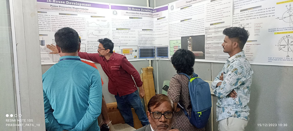 The 13th Space and Atmospheric Science PG diploma Course (SAS-13) visited the historic Colaba-Alibag magnetic observatory